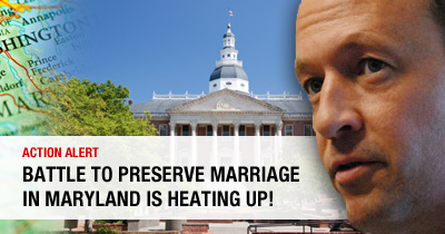 Battle to Preserve Marriage in Maryland is Heating Up!